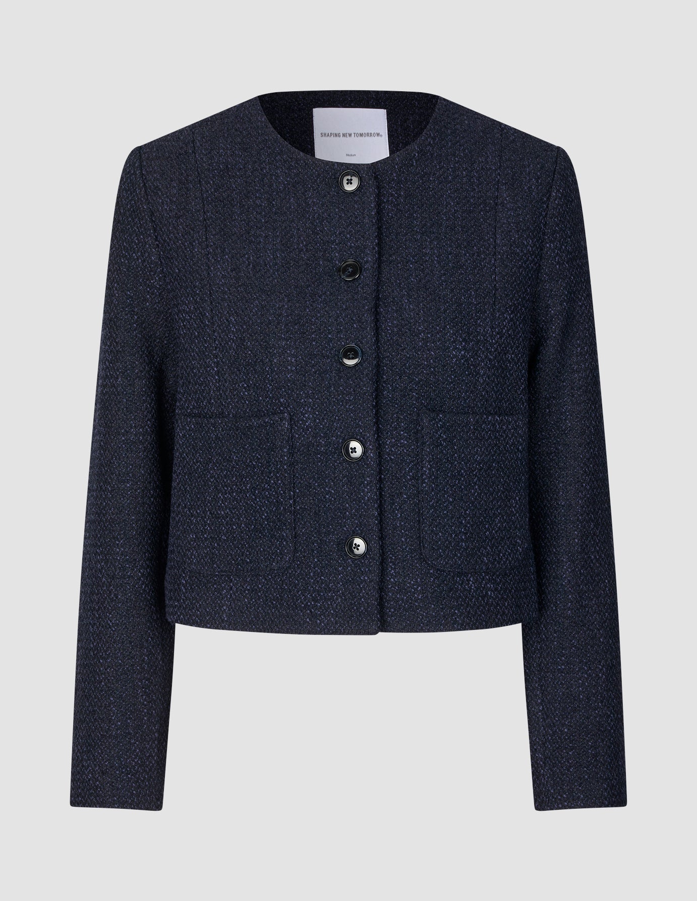 Sorae Set Midnight Blue Short Jacket & Short Skirt